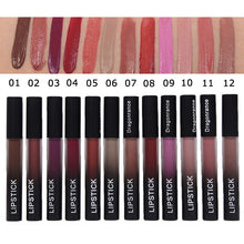 Load image into Gallery viewer, Waterproof Matte Liquid Lipstick Long-Lasting Lip gloss