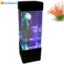 Load image into Gallery viewer, LED Desktop Light Jellyfish Tropical Fish Aquarium Tank LED Light Relaxing Bedside Mood Night Light Lamp