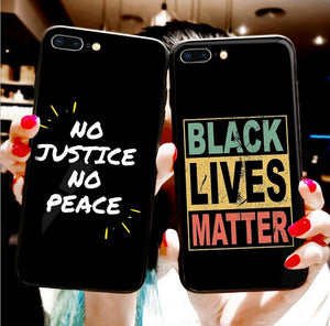 Black Lives Matter GEORGE FLOYD PHONE CASE For iphone 6/6s, 6Plus 7 / 8 , 7Plus X , XS , XR , XSMax 11pro  I CAN'T BREATHE CASE