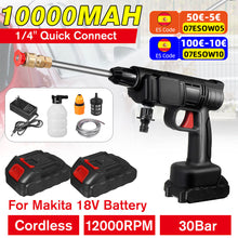 Load image into Gallery viewer, Cordless Electric High Pressure Washer Rechargeable