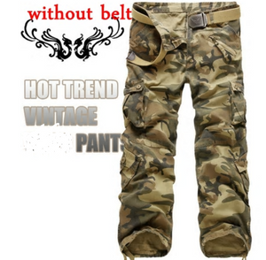 Men Cargo Pants Camouflage Trousers Military Pants