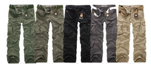 Load image into Gallery viewer, Men Cargo Pants Camouflage Trousers Military Pants