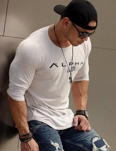 Men Long Sleeve Sports Shirt Gym or Fitness