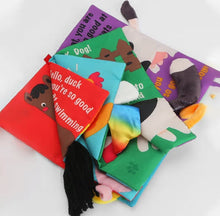 Load image into Gallery viewer, Infant Cloth Books Early Learning Educational Toys with Animals Tails Soft Cloth