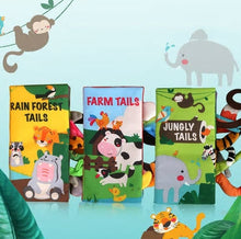 Load image into Gallery viewer, Infant Cloth Books Early Learning Educational Toys with Animals Tails Soft Cloth