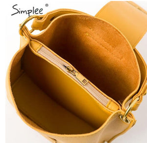 Women Crossbody Handbag Fashion PU Leather Streetwear