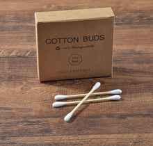 Load image into Gallery viewer, Bamboo Cotton Swab 200pc/ Pack Double Color Head Adults Makeup Cotton Buds