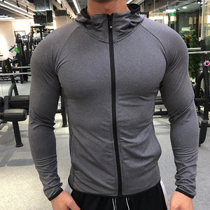 Men Sports Fitness Hoodie