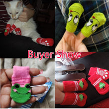 Load image into Gallery viewer, 4Pcs Set Knitted Pet Socks