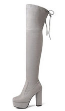 Load image into Gallery viewer, Women Over the Knee Boots Women Faux Suede Thigh High Boots Platform