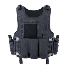 Load image into Gallery viewer, MGFLASHFORCE Molle Airsoft Vest Tactical Vest Plate Carrier Swat Fishing Hunting Vest Military Army Armor Police Vest