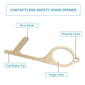 Clean Key Door Opener, Touchless Door Opener Tool