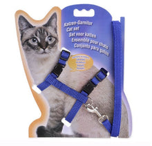 Load image into Gallery viewer, Nylon Cat Harness And Leash Set Pet Products For Animals Adjustable