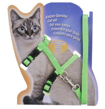 Load image into Gallery viewer, Nylon Cat Harness And Leash Set Pet Products For Animals Adjustable