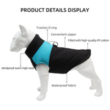 Load image into Gallery viewer, Winter Pets Clothing for Small Large Dogs Waterproof  Padded Vest Zipper Jacket Coat