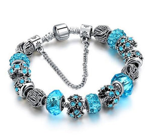 Alexandrite Crystal Gemstone Charm Bracelet