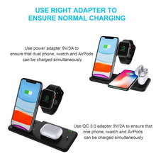 Load image into Gallery viewer, 4 in 1 Fast Wireless Charger For IPhone Station