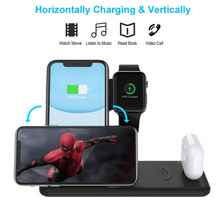 Load image into Gallery viewer, 4 in 1 Fast Wireless Charger For IPhone Station