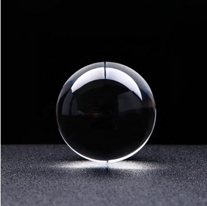 Clear Glass Feng Shui Photography Crystal Ball Room Decoration