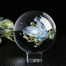 Load image into Gallery viewer, Crystal Ball 3D Planets Model Sphere Astronomy Ball Ornament