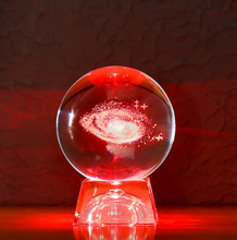 Load image into Gallery viewer, Crystal Ball 3D Planets Model Sphere Astronomy Ball Ornament