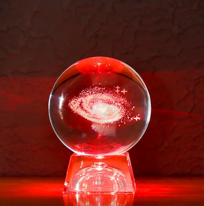 Crystal Ball 3D Planets Model Sphere Astronomy Ball Ornament