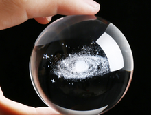 Load image into Gallery viewer, Crystal Ball 3D Planets Model Sphere Astronomy Ball Ornament