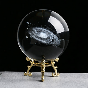 Crystal Ball 3D Planets Model Sphere Astronomy Ball Ornament