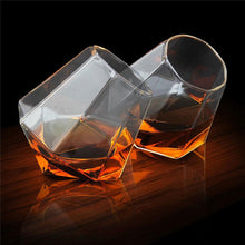 Load image into Gallery viewer, Creative Round Mouth Transparent Diamond Whiskey Glass