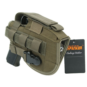 ELITE SPANKER Outdoor Military Universal Molle Buckle Pistol Holster Hunting Training Camo Tactical Nylon Gun Holsters