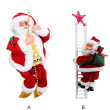 Load image into Gallery viewer, Santa Climbing Ladder Christmas Decoration