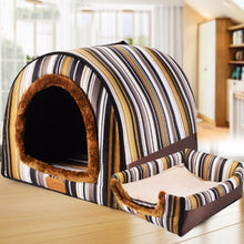 Load image into Gallery viewer, Warm PET House Comfortable Print Stars Kennel Foldable Sleeping Mat