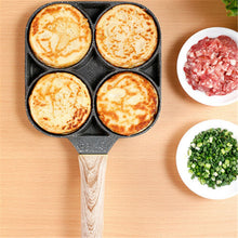 Load image into Gallery viewer, Four-hole Frying Pot Pan Thickened Omelet Pan Non-stick Egg Pancake Steak Pan Cooking Egg Ham Pans Breakfast Maker Cookware