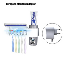 Load image into Gallery viewer, Antibacterial Ultraviolet Toothbrush Sterilizer Automatic Dispenser