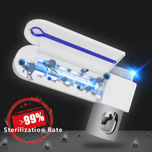 Load image into Gallery viewer, Antibacterial Ultraviolet Toothbrush Sterilizer Automatic Dispenser