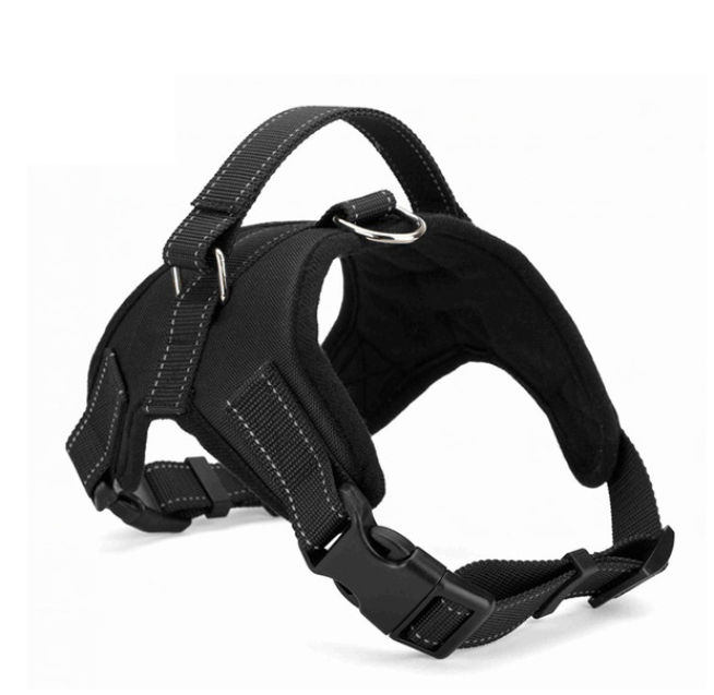 Dog Reflective Harness Adjustable Nylon K9 Collar Leash