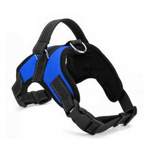 Dog Reflective Harness Adjustable Nylon K9 Collar Leash