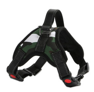 Dog Reflective Harness Adjustable Nylon K9 Collar Leash