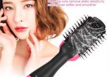 Load image into Gallery viewer, 2 IN 1 Hair Dryer Hot Air Brush Straightener Comb