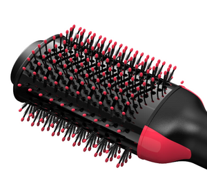 2 IN 1 Hair Dryer Hot Air Brush Straightener Comb