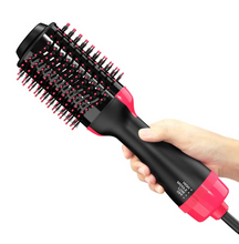 Load image into Gallery viewer, 2 IN 1 Hair Dryer Hot Air Brush Straightener Comb