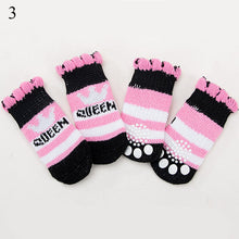 Load image into Gallery viewer, 4Pcs Set Knitted Pet Socks