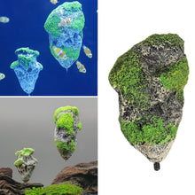 Load image into Gallery viewer, Floating Moss Rocks Aquarium Fish Tank Decorations