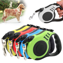 Load image into Gallery viewer, 3m/5m Durable Dog Leash Automatic Retractable Nylon Lead