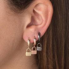 Load image into Gallery viewer, Lock Earrings