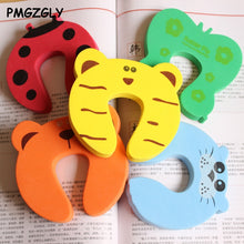 Load image into Gallery viewer, 5pcs/lot Silicone Doorways Gates Decorative Door Stopper Baby Safety Care Cartoon Animal Jammer Kid Children Protection