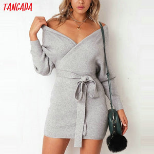 Women Long Sleeve Sweater Dress