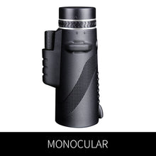 Load image into Gallery viewer, Powerful Monocular Telescope for Smartphone 40X60 Military Spyglass High Quality Large Eyepiece HD Hunting Spotting Scope Mount