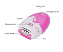 Load image into Gallery viewer, USB Rechargable Women Epilator Smooth and Silky Hair Removal