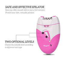 Load image into Gallery viewer, USB Rechargable Women Epilator Smooth and Silky Hair Removal